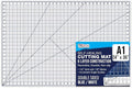 U.S. Art Supply 24" x 36" Self-Healing Cutting Mat 5-Ply - Double-Sided White/Blue Craft Mat, Non-Slip Cutting Mats for Crafts, Sewing, Quilting, Scrapbooking
