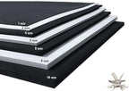 Shape Retention EVA Cosplay Foam 6mm (1mm-10mm) 14x39 inch White or Black High Density EVA Foam Sheets. Premium 85 kg/m3 Heat Shape Material for DIY Convention or Halloween Costumes by The Foamory