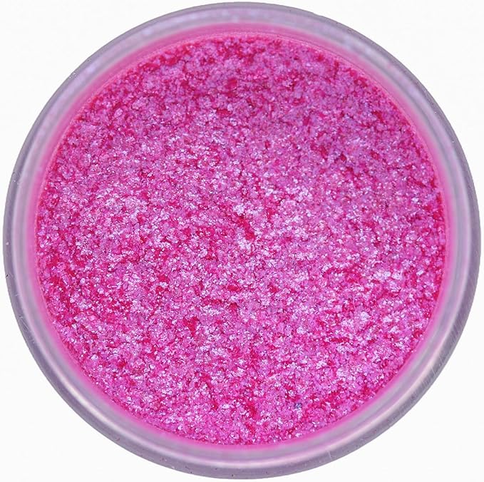 Premium Diamond Mica Powder Pigment- for Epoxy, Resin, Soap, Paint, Woodworking, Acrylic Pouring, Bath Bombs, Fishing Lures - DIY Arts and Crafts Additive (Diamond Vibrant Pinkish-Purple)