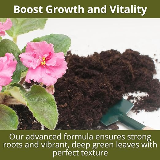 3-1-2 African Violet Fertilizer for Indoor Plants: Liquid Fertilizer with Essential Micronutrients Drops - Plant Food for African Violets (32 OZ)
