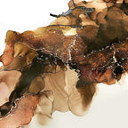 Pixiss Brown Alcohol Ink Set - 5 Shades of Highly Saturated Alcohol Ink for Epoxy Resin Supplies, Yupo Paper, Tumblers, Coasters - Resin Colorant for Epoxy Resin and Resin Art Supplies