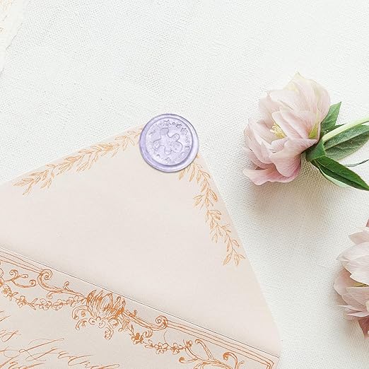 Glue Gun Sealing Wax Sticks for Wax Seal Stamp -Light Purple, Great for Wedding Invitations, Cards Envelopes, Snail Mails, Wine Packages, Christmas Gift Ideas, Pack of 10