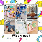 500 Pcs Clear Gel Glue Dots, Double Sided Removable Adhesive Dots, Sticky Tack Mounting Putty for Balloons, Crafts, Photos, Home Decor, DIY Party Decorations
