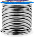 Mandala Crafts 12 Gauge Anodized Aluminum Craft Wire for Jewelry Making - 60 FT Colored Flexible Gray Wire - Bendable for Bonsai Armature Crafting Sculpting