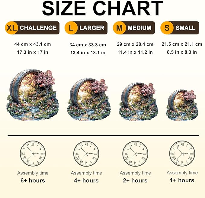 Wooden Puzzles for Adults, Spring Flower Wooden Jigsaw Puzzle for Adults, 200 Piece Unique Animal Shape Wood Puzzles Adult, Birthday Party Gifts for Friends & Family Game Home Decor (M-11.4 * 11.2in)