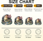 Wooden Puzzles for Adults, Spring Flower Wooden Jigsaw Puzzle for Adults, 280 Piece Unique Animal Shape Wood Puzzles Adult, Birthday Party Gifts for Friends & Family Game Home Decor (L-13.4 * 13.1in)