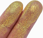 Premium Diamond Mica Powder Pigment- for Epoxy, Resin, Soap, Paint, Woodworking, Acrylic Pouring, Bath Bombs, Fishing Lures - DIY Arts and Crafts Additive (Glaring Golden)