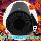 Frienda 35 x 118 Inch EVA Foam Sheet Black EVA Halloween Cosplay Costumes 2 mm Thick Large Foam Padding Roll for Halloween Cosplay Armor DIY Craft Projects
