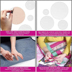 Quilting Acrylic Template Set | Precision Tools for Quilting Enthusiasts | Circle Design | Includes Sizes 4", 3", 2", 1" | 1/8 Clear Acrylic | 1/4" Seam Allowance for Accuracy