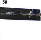 Leekayer 5# 30 Inch Separating Jacket Zipper Black Nickel 76cm Metal Zipper Heavy Duty Metal Zippers for Sewing Crafts Bag Replacement Zipper for Repair Coats