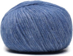 Pullu - Baby Alpaca Merino Wool Yarn Set of 3 Skeins (150 Grams) Worsted Weight - Sourced Directly from Peru - Heavenly Soft and Perfect for Knitting and Crocheting (Denim Blue)