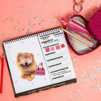 Fashion Angels Pet Fashion Sticker Stylist - 30 Style Sheets for Kids Coloring - Name, Accessorize, and Design Unique Outfits for Your Favorite Animals - Road Trip Essentials - Ages 6 and Up