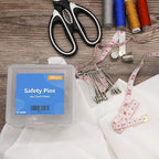 ZIPCCI 2 inch Safety Pins, 200Pcs Large Safety Pins Heavy Duty, Steel Wire