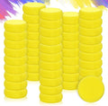 50 Pack Painting Sponge Pottery Sponges 2.9 inch Round Sponge Clay sponges for Pottery Yellow Artist Sponges for Face Painting Pottery Ceramics Art Crafts