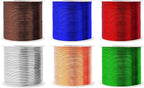 Mandala Crafts 18 Gauge Anodized Aluminum Craft Wire for Jewelry Making - 450 FT Colored Flexible Silver Copper True Blue Brown Red Kelly Green Wire - Bendable for Bonsai Armature Crafting Sculpting