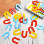 Horseshoe Shim Tile Spacers 1/8 Inch Tile Spacers U Shape Plastic Shims for Tile Leveler Spacers (1/8 Red 1000 pieces)