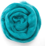 Desert Breeze Distributing 100% Natural Merino Wool Roving - Premium Combed Top Merino Roving Wool - Tapestry, Spinning, Wet Felting & Needle Felting Supplies - 21.5 Micron - 1 oz, Color Seafoam Green
