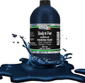 Pouring Masters Dark Sapphire Blue Metallic Pearl Ready to Pour Acrylic Pouring Paint - Premium 32-Ounce Pre-Mixed Fluid Acrylic Paint - Fluid Art Supplies for Canvas, Wood, Paper, Tile & Rocks