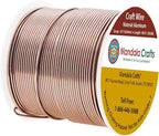 Mandala Crafts 18 Gauge Anodized Aluminum Craft Wire for Jewelry Making - 100 FT Colored Flexible Light Brown Wire - Bendable for Bonsai Armature Crafting Sculpting