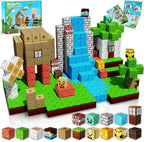 Magnetic Blocks-100PCS Magnetic Building Blocks Magnet Cube Toys Stacking, Build Forest World Set, STEM Montessori Sensory Toys for Kids Boys Girls Age 3 4 5 6 7 8 9 10 Birthday Gifts