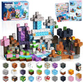 Magnetic Blocks-150PCS Magnetic Building Blocks Magnet Cubes Stacking Dark Forest Glacier Castle, STEM Montessori Sensory Toys for Kids Boys Girls Ages 4-8 Holiday Birthday Easter Gifts