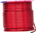 Mandala Crafts 16 Gauge Anodized Aluminum Craft Wire for Jewelry Making – 390 FT Colored Flexible Silver Copper True Blue Brown Red Kelly Green Wire - Bendable for Bonsai Armature Crafting Sculpting