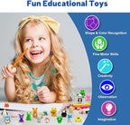 Animal Erasers for Kids, 45 Pcs Kids Pencil Erasers Bulk Puzzle Erasers for School Classroom Prizes