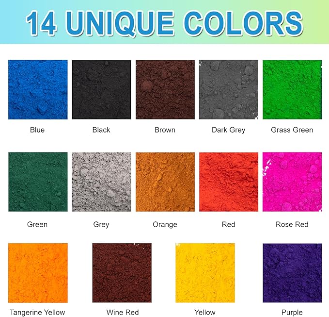 GOODTAKE 5 Pounds Bulk Concrete Pigment, Yellow Iron Oxide Pigment Powder, Concrete Cement Dye Color Powder for Pastel Tile Paint Cement Mortar Grout (Yellow, 5 Pounds)