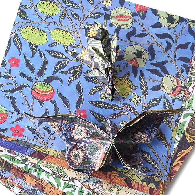 Origami Paper Kit 100 Sheets 6 Inch Square Double Sided Color 20 Vivid Colors for Hand Crafts Origami Paper Arts Creativity.Summer