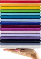 PAPERAGE Lined Journal Notebook, 10 Pack, (Bright Rainbow), 160 Pages, Medium 5.6 in x 8 in - 100 GSM Thick Paper – Hardcover Journaling Notebook for Work, School & Note Taking