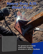 Rocaris 1 Pcs 8 x 8 x 1/2 Inch A36 Steel Plate Hot Rolled, Weldable Steel Sheet Metal for Auto Body Repair, DIY Projects, Industrial Support