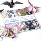 Origami Paper Kit 100 Sheets 6 Inch Square Double Sided Color 20 Vivid Colors for Hand Crafts Origami Paper Arts Creativity.Spring