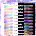Ceya Chameleon Mica Powder, 1.8oz/ 50g Starry Night Chrome Nail Powder, Cosmetic Grade Pearlescent Effect Color Shift Pigment for Epoxy Resin, Makeup, Nail Polish, Soap Dye, Candle Making, Craft