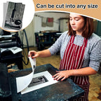 Yeaqee 2 Pcs 12 x 18 Inch Linoleum Block Rubber Carving Block Soft Linocut Blocks Large Linoleum Sheet Unmounted Lino Plates for Engraving Art Project Printmaking Artist Studio Supplies, Gray