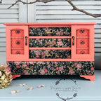 Dixie Belle Paint Company Chalk Finish Furniture Paint - Flamingo (32oz) - Matte Bright Coral Chic Chalk Mineral DIY Furniture Paint