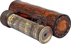 Handmade Brass Kaleidoscope Engraved Nautical Kids Gift with Antique Leather Case Educational Gift Vintage Decor Collection