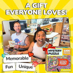 Odd Pieces Jigsaw Puzzles 1000 Pieces - Magic Mystery Story Secret Ending Puzzle - Perfect Game Night for Adults & Kids - Fantasy Sci-Fi City Theme (Shutterbug)