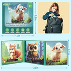 Puzzles for Kids Ages 3-5 36PCS-3 Animal Themes Magnetic Puzzles for Kids 4-6 Travel Puzzle for Airplane/Car/Road Trip/Gift Toys for 3 4 5 6 Year Old Girls and Boys