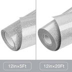 TORC Silver Glitter HTV Heat Transfer Vinyl Roll 12 inch x 20 ft Iron on Vinyl for T Shirts Crafts Bulk