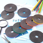 Magnetic Tape Roll Thin Strips, 0.39 Inch x 66 Feet Magnetic Board Dividers Whiteboard Graphic Decorative Tape Marking Line for Classroom Office Art Accessories(Blue)