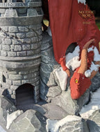 Dragon 3D Printed Dice Tower - Mythic Roll Collection - Unchained Games - Ascend to New Heights with your Rolls! (20.) Silk-Copper)