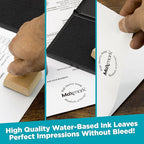 MaxMark Premium Refill Ink for self Inking Stamps and Stamp Pads, Magenta Purple Color - 1 oz.