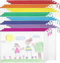 24pcs Mesh Zipper Pouch Bags Puzzle Storage Bags, A4 13x9 Inches Large Reusable Zipper Pouches for Classroom Organizing Board Game Home Organization