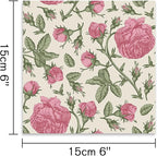 48 Sheets 24 Designs Scrapbook Paper Pad, 6"×6" Single-Sided Decopodge Craft Cardstock Paper,Scrapbooking DIY Decorative Background Cardmaking Supplies.Cat's Life&Flowers