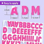 KRAFUN Felt Sticker Kit for Beginner Young Girls and Kids Arts & Crafts, Pack of 500+ Assorted Scrapbook Stickers Alphabets, Numbers, Fun Shapes, Preschool, Children Early Learning, self Adhesive