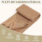 40" x20 Feet Premium Natural Burlap Fabric Roll – Multipurpose for Gardening, Weddings, Crafts & Holiday Decor – Wedding Aisle Runner, Halloween/Christmas Burlap, Weed Barrier & More