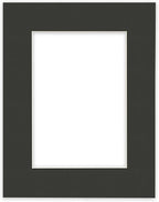 Craig Frames B572 Pre-cut Mat Board for 20x26 Print, 24x30, Pebble Black