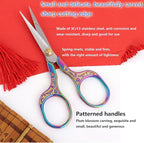 Small Sewing Scissors Sharp Embroidery Crochet Scissors, 2 Piece crochet accessories Yarn fabric scissors for Needlework Arts & Crafts DIY Tools