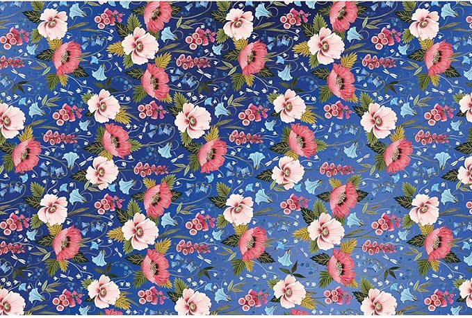 Colors of Rainbow - Blooming - 12 Sheets, 20 inch X 29 inch - Italian Print Tissue Paper for Decoupage Gift Basket Gift Bag Party Crafts (Blooming)