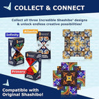 Shashibo Squared Shape Shifting Box – Next Generation XL STEM Magnetic Fidget Cube That Transforms Into Over 70 Shapes – Pairs w/All Shashibo Cubes - Download Fun in Motion Toys Mobile App (Infinity)